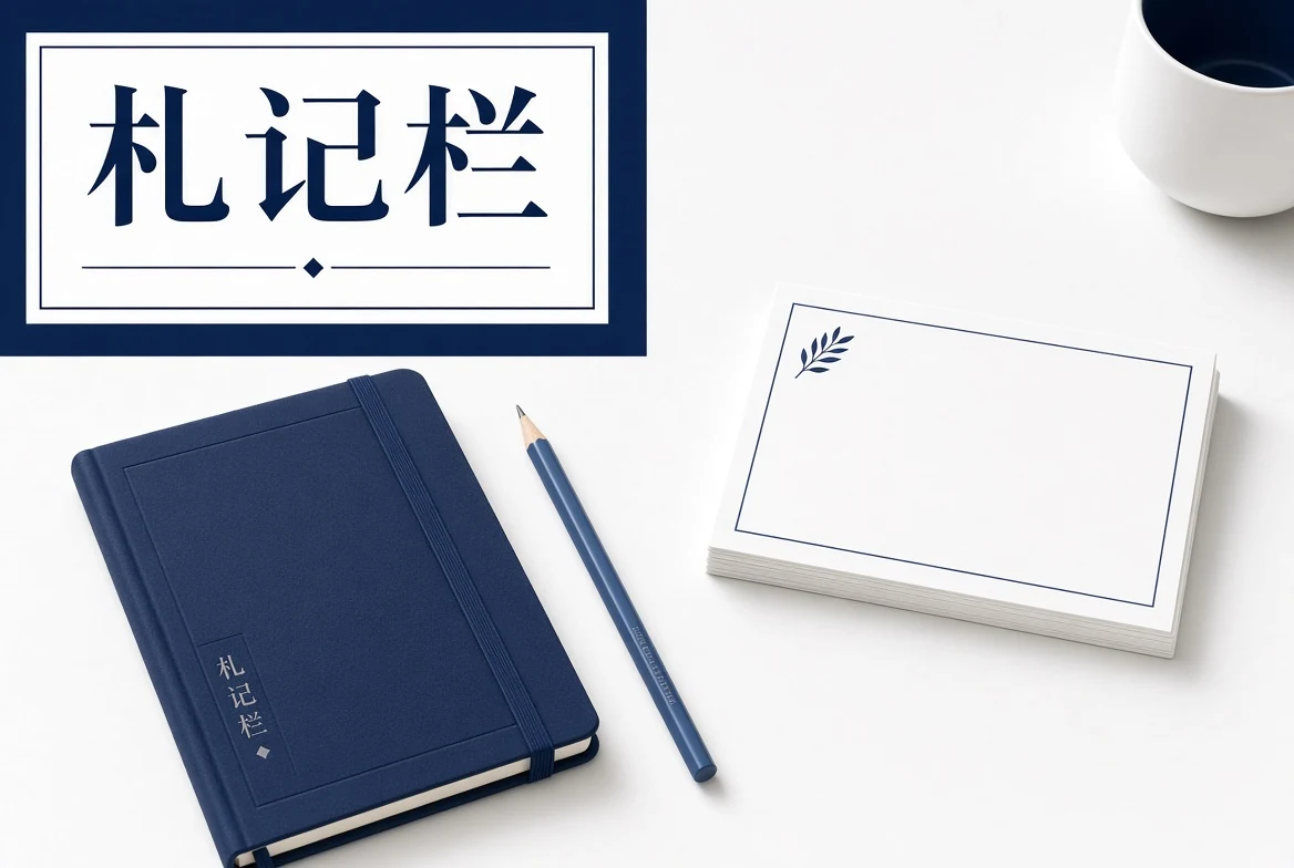 记栏：把创作里的判断留下来